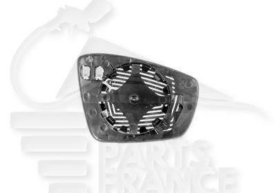 GLACE DE RETRO D +/- CHAUF Pour VOLKSWAGEN POLO - VO139 07/14→08/17