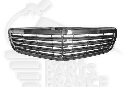 GRILLE DE CALANDRE CHROMEE - ARGENT MOD CLASSIC/ELEGANCE Pour MERCEDES CLASSE C - W204/S204 - ME070 02/07→08/10