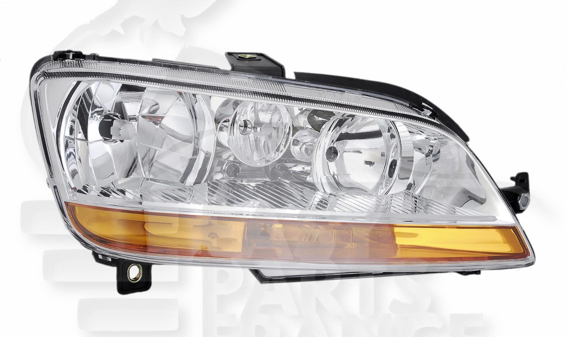 OPT D H7+H1 ELECT A/MOTEUR FEU OR Pour FIAT IDEA - FT110 11/03→11/05