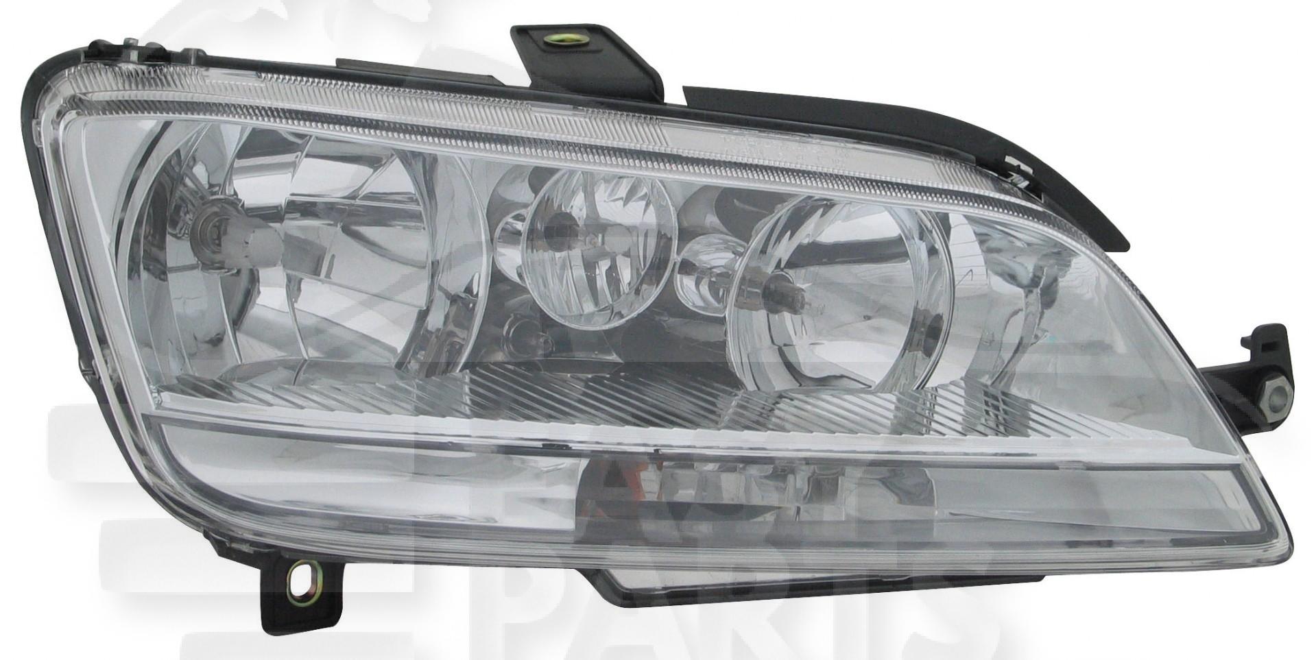 OPT D H7+H1 ELECT A/MOTEUR FEU BL Pour FIAT IDEA - FT110 11/03→11/05