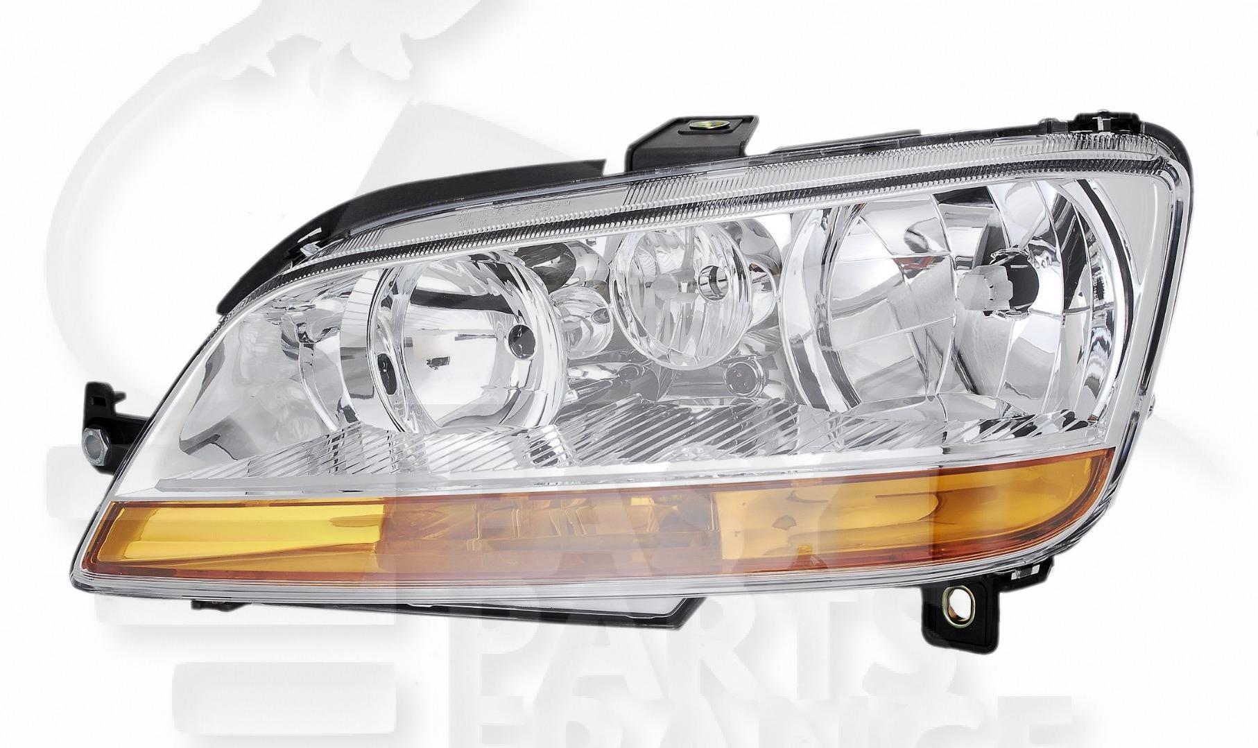 OPT G H7+H1+H1 ELECT A/MOTEUR FEU OR Pour FIAT IDEA - FT110 11/03→11/05