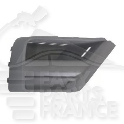 GRILLE DE PC AVD S/PACKONTROL -S/EMPL AB NOIRE Pour VOLKSWAGEN CRAFTER - VO032 01/17→