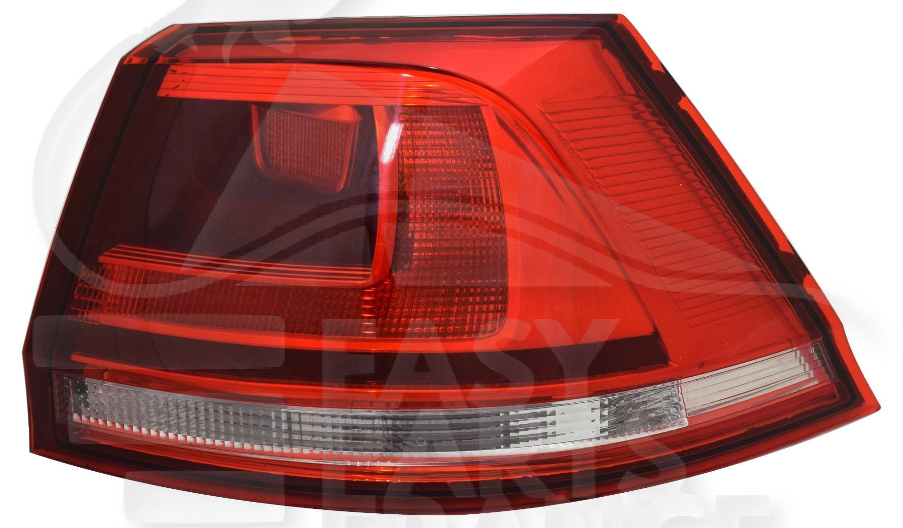 FEU ARD EXT F/NOIR Pour VOLKSWAGEN GOLF 7 SW VARIANT - VO070 05/17→01/20