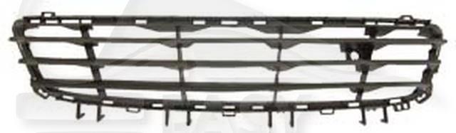 GRILLE DE PC AV CENTRALE NOIRE Pour OPEL ASTRA H - OP035 04/04→01/07