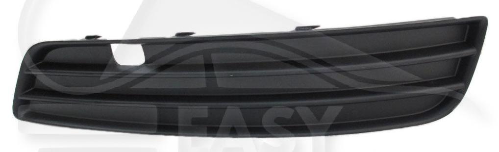 GRILLE DE PC AVG FERME A/TROU NOIRE Pour AUDI A3 -3 PTES - AD046 07/08→08/12