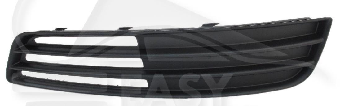 GRILLE DE PC AVG OUVERTE NOIRE Pour AUDI A3 -5 PTES - AD045 07/08→05/10