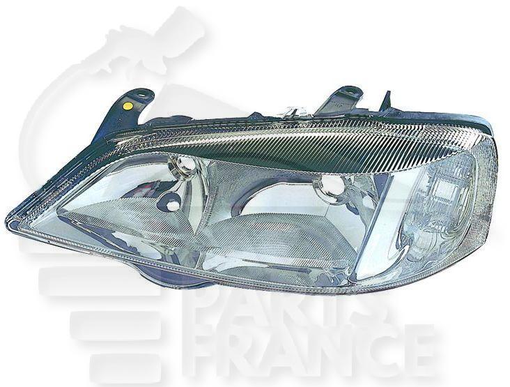 OPT G H7+HB3 +/- ELECT F/CHROME Pour OPEL ASTRA G - OP032 04/98→03/04