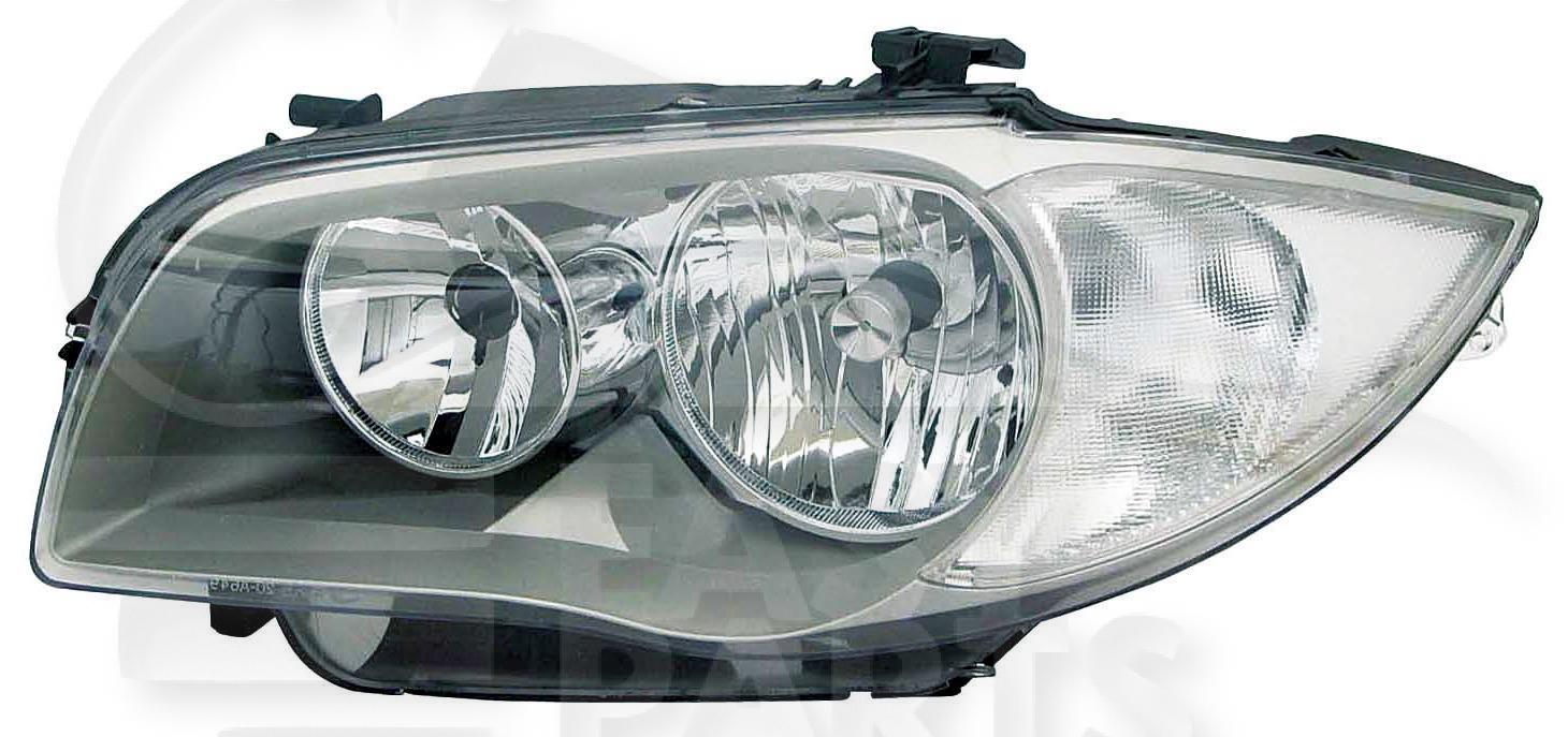 OPT G H7+H7 ELECT S/MOTEUR F/CHROME Pour BMW S1 E87/E81 - BM010 08/04→04/07