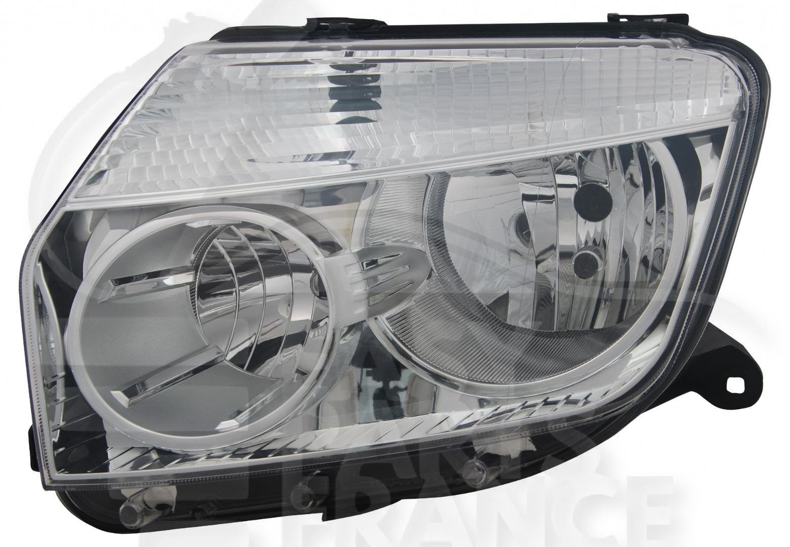 OPT G H1-H7 ELECT S/MOTEUR F/CFROME Pour DACIA DUSTER - DC100 05/10→05/13
