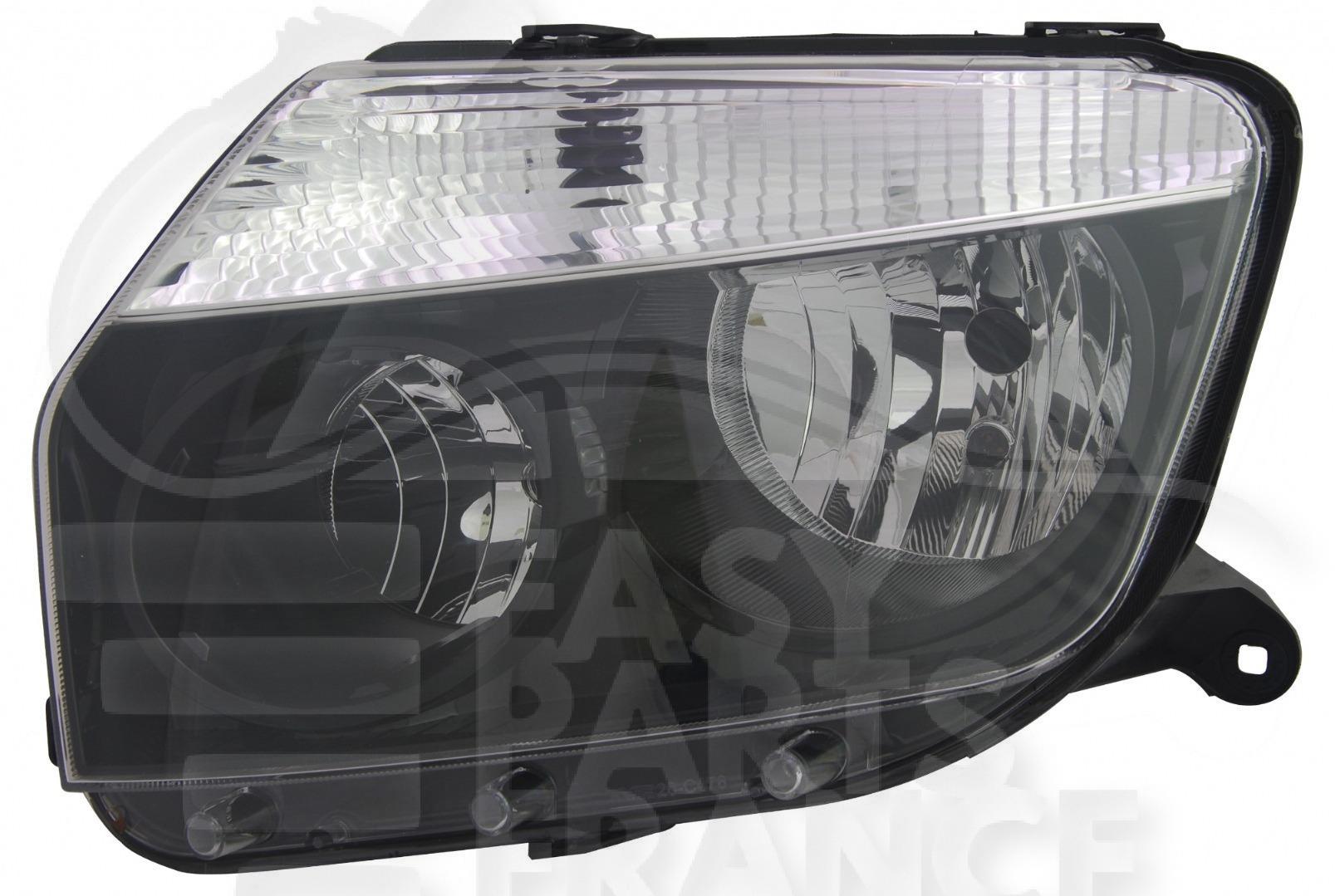 OPT G H1-H7 ELECT S/MOTEUR F/NOIR Pour DACIA DUSTER - DC100 05/10→05/13
