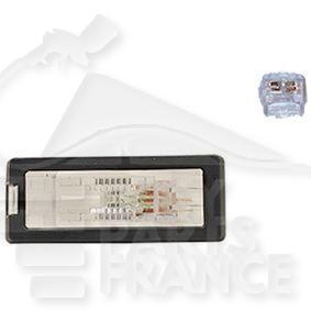 FEU DE PLAQUE AR Pour DACIA DUSTER - DC100 03/10→09/13