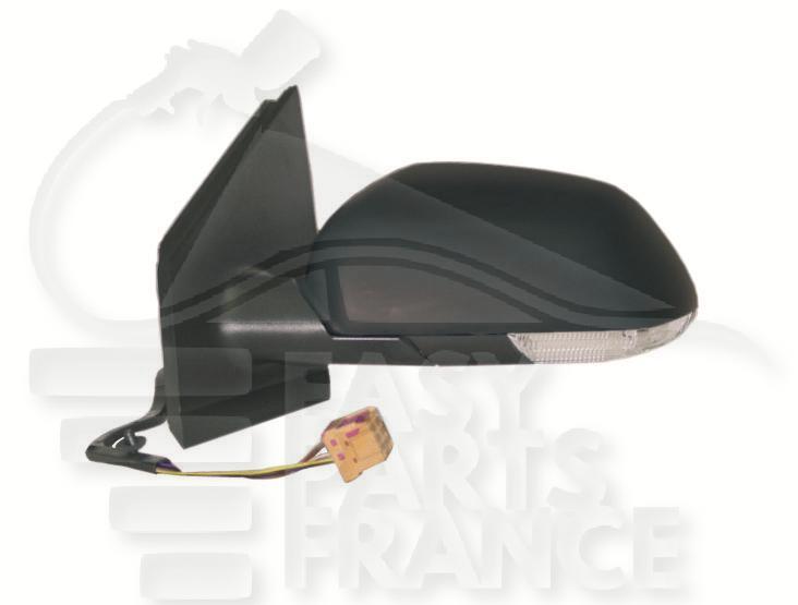 RETRO G ELECT CHAUF NOIR A/FEU Pour VOLKSWAGEN POLO - VO136 06/05→08/09