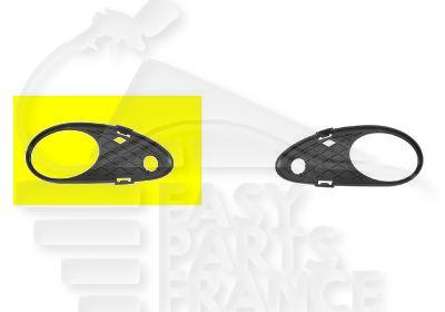 GRILLE DE PC AVD NOIRE A/EMPL AB Pour MERCEDES CLASSE C - W203 4 PTES - ME060 07/00→02/04