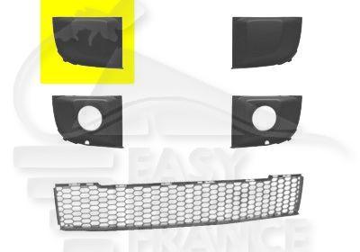 GRILLE DE PC AVD NOIRE Pour FIAT 500 - FT010 05/07→06/15