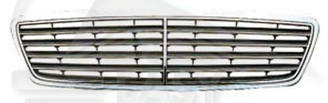 GRILLE DE CALANDRE - AVANGARDE Pour MERCEDES CLASSE C - W203 4 PTES - ME060 07/00→02/04