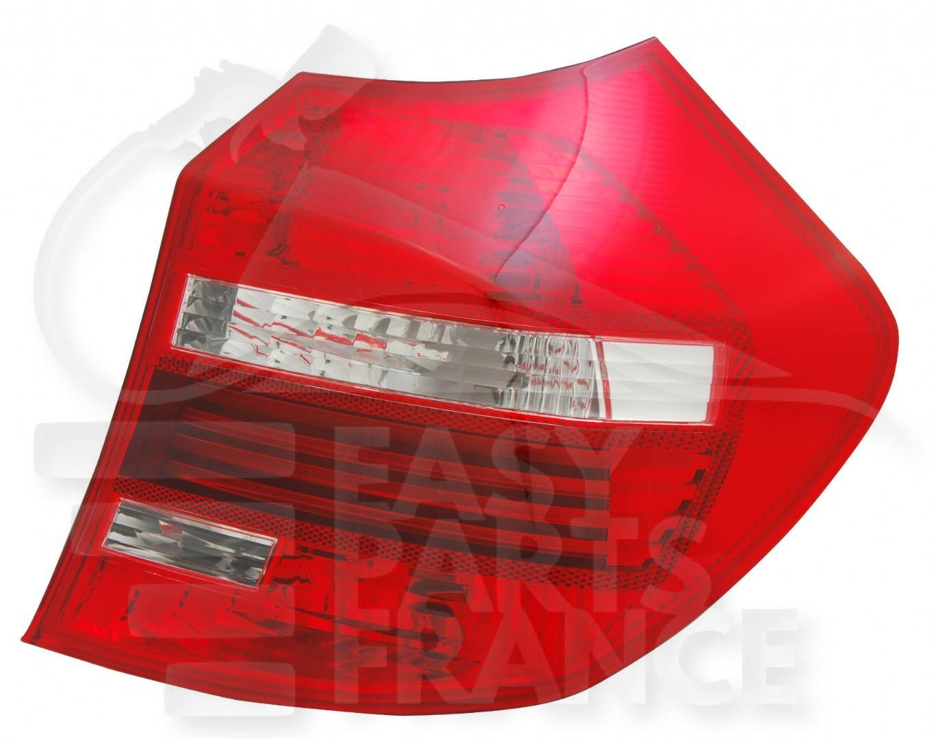 FEU ARD BL/ROUGE LED Pour BMW S1 E87/E81 LCI - BM011 05/07→01/11