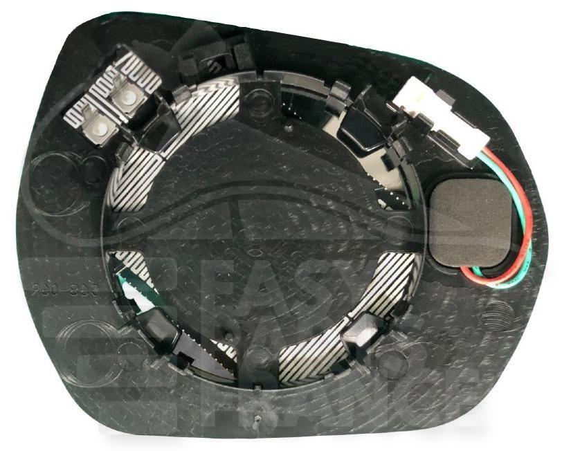 GLACE DE RETRO G CHAUF & BDS Pour FORD FIESTA ACTIVE - FD041 05/17→08/21