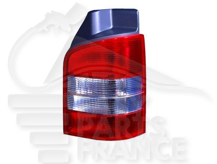 FEU ARD BL/ROUGE - 1 PTES Pour VOLKSWAGEN TRANSPORTER T5 - VO203 11/03→10/09