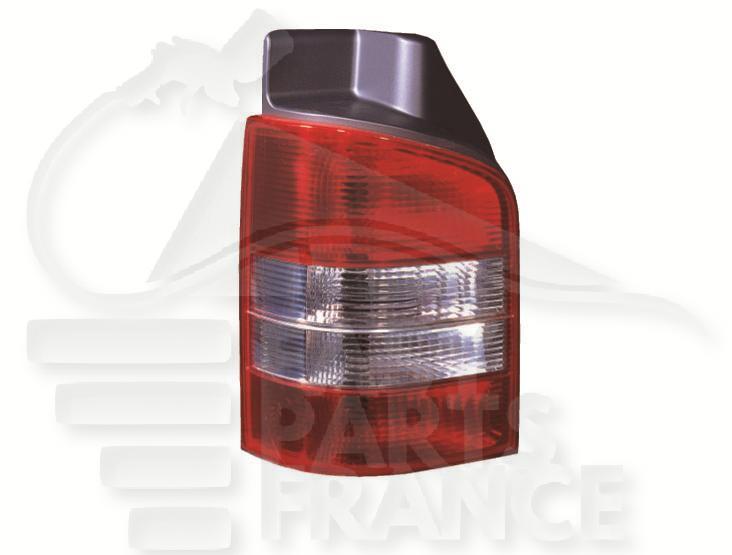 FEU ARG BL/ROUGE - 1 PTES Pour VOLKSWAGEN TRANSPORTER T5 - VO203 11/03→10/09