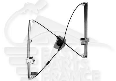 MECANISME DE LEVE VITRE AVD ELECT Pour VOLKSWAGEN TOURAN - VO190 02/03→10/06