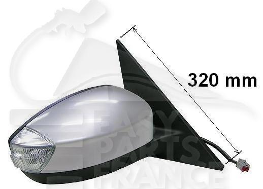 RETRO D ELECT CHAUF A PEINDRE A/FEU Pour FORD S MAX - FD171 04/10→01/15