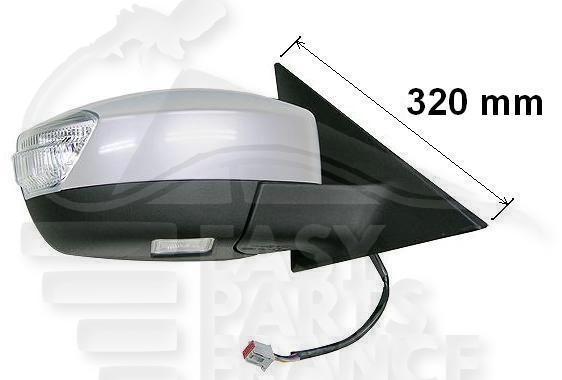 RETRO D ELECT CHAUF A PEINDRE RAB ELECT A/FEU & FEU DE SOL Pour FORD S MAX - FD171 04/10→01/15