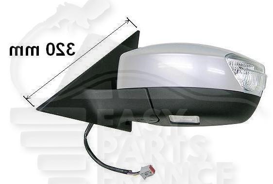 RETRO G ELECT CHAUF A PEINDRE RAB ELECT A/FEU & FEU DE SOL Pour FORD S MAX - FD171 04/10→01/15