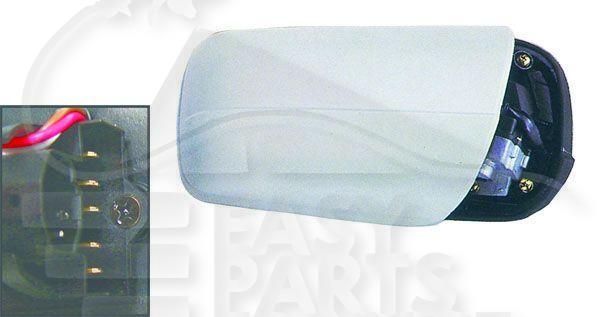 RETRO D ELECT CHAUF A PEINDRE 5 PINS Pour MERCEDES CLASSE E - W210 - ME080 06/95→09/99