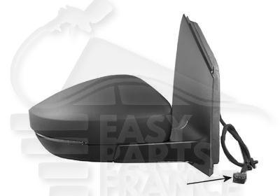 RETRO D ELECT CHAUF NOIR A/FEU Pour VOLKSWAGEN POLO - VO139 07/14→08/17