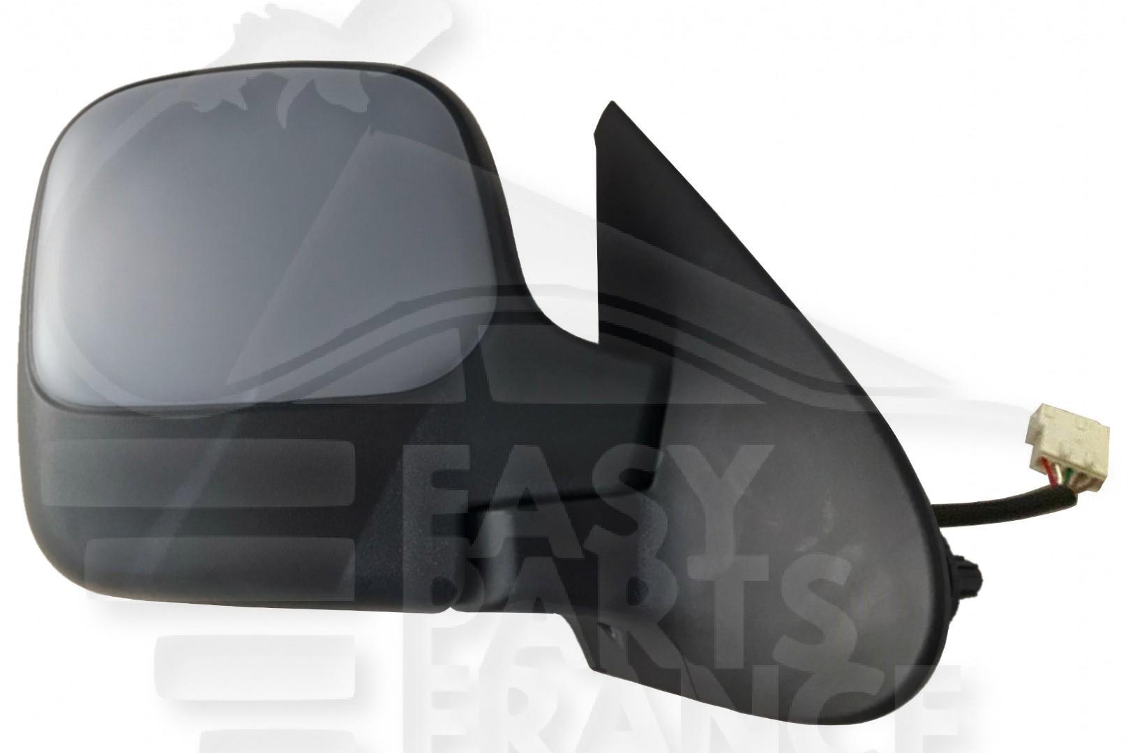 RETRO D ELECT +/- CHAUF A PEINDRE Pour PEUGEOT PARTNER - PG210 07/96→12/02