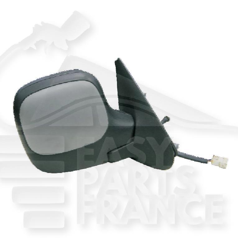 RETRO D CABLE +/- CHAUF A PEINDRE Pour PEUGEOT PARTNER - PG211 01/03→03/08