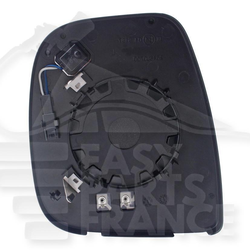 GLACE DE RETRO D +/- CHAUF & BDS Pour PEUGEOT PARTNER - PG212 04/08→12/11