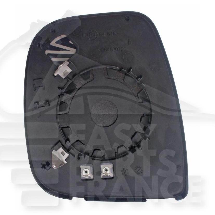 GLACE DE RETRO D +/- CHAUF Pour PEUGEOT EXPERT/TRAVELLER - PG193 04/16→