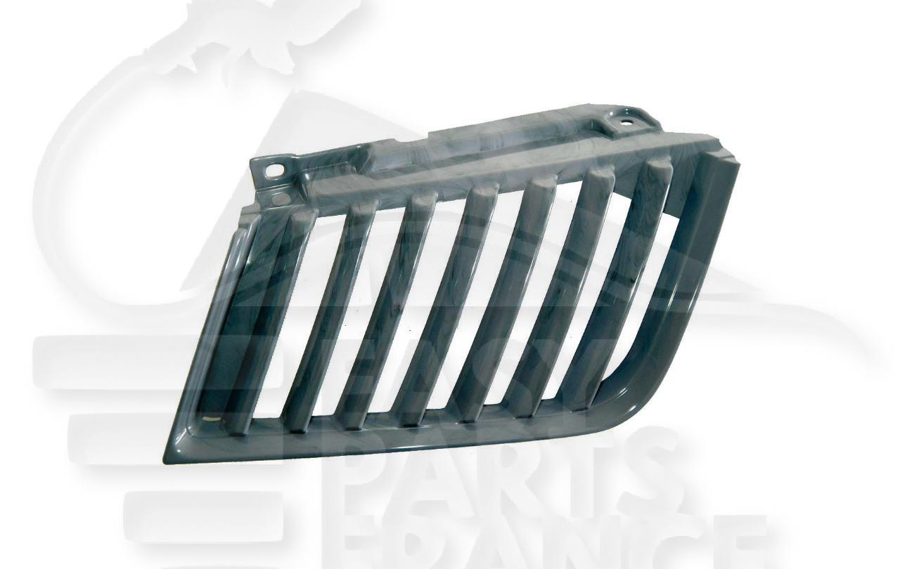GRILLE DE CALANDRE G NOIRE - 4 WD Pour MITSUBISHI L200 type B4 - MT086 02/05→02/10