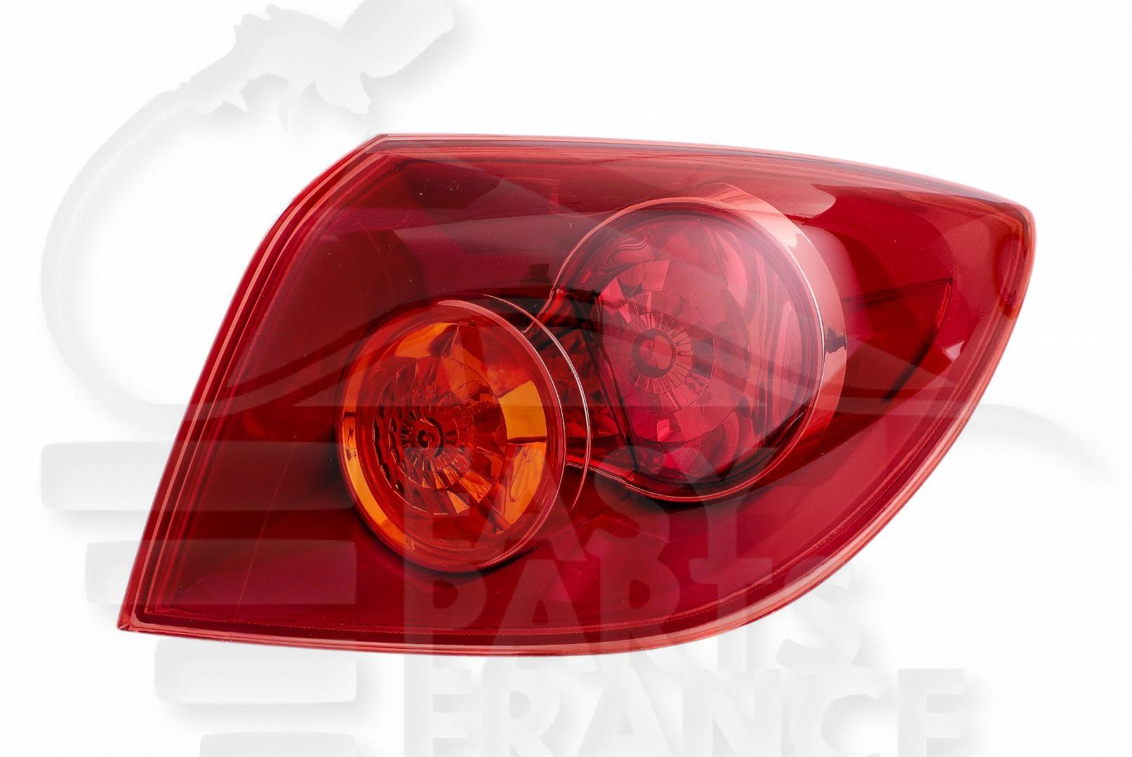 FEU ARD EXT Pour MAZDA 3 - 5 PTES - MZ053 10/07→12/08