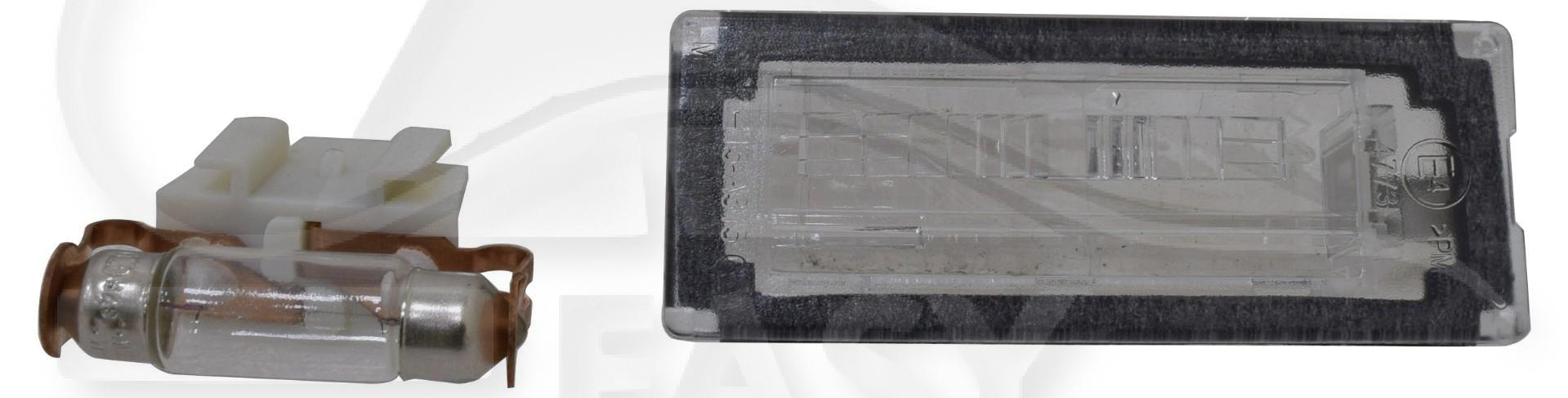 FEU DE PLAQUE AR C5W Pour PEUGEOT BOXER - PG184 12/14→