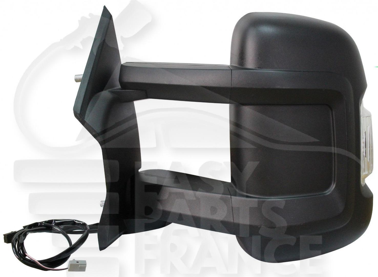 RETRO G ELECT CHAUF BRAS LONG 190 MM +/- SONDE A/FEU Pour PEUGEOT BOXER - PG184 12/14→