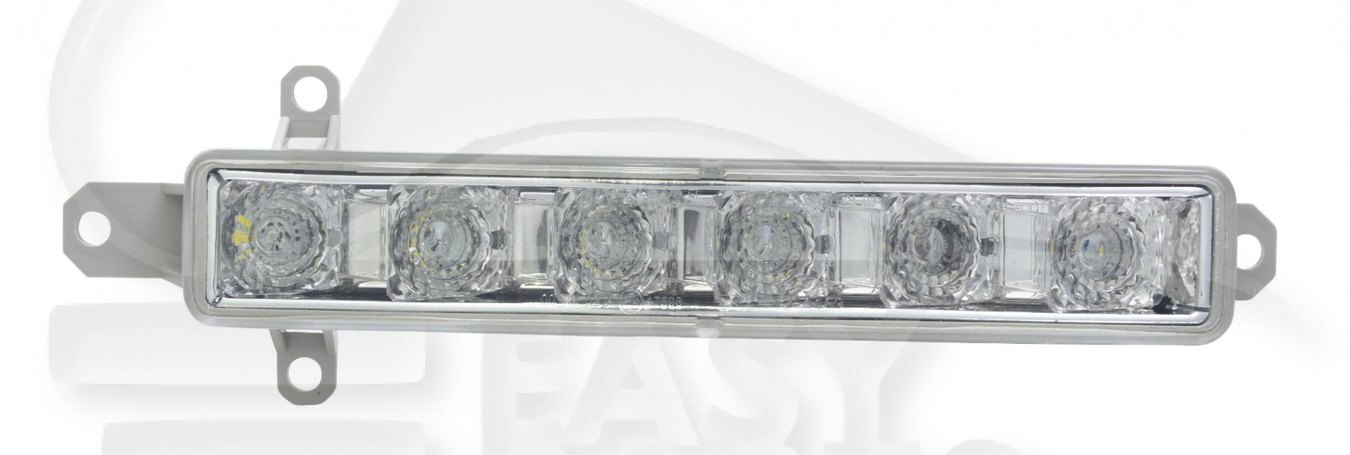 FEU DE JOUR LED - AVD - AVG CHROME Pour PEUGEOT PARTNER - PG213 01/12→05/15