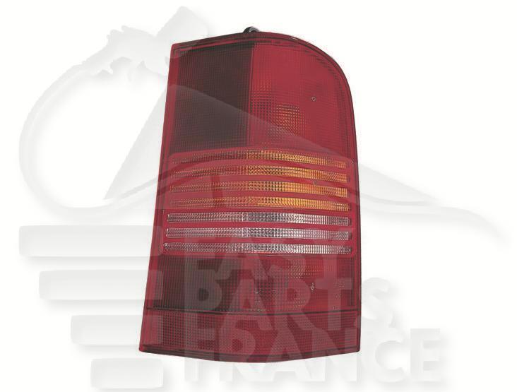 FEU ARG ROUGE/BL modèle VIANO Pour MERCEDES VITO - VIANO - W638 - ME251 12/95→10/03