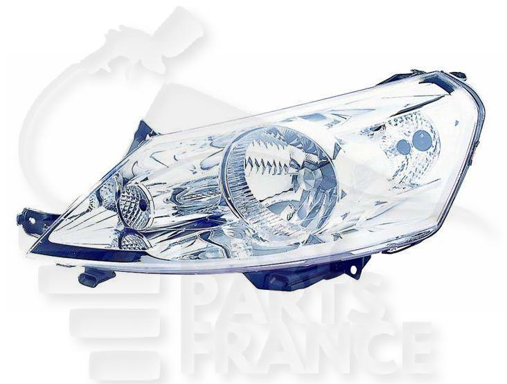 OPT G H4 ELECT A/MOTEUR Pour PEUGEOT EXPERT - PG192 12/06→03/16