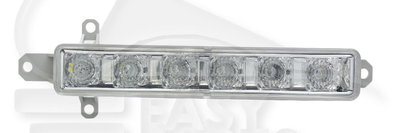 FEU DE JOUR LED - AVD - AVG CHROME Pour PEUGEOT EXPERT/TRAVELLER - PG193 04/16→