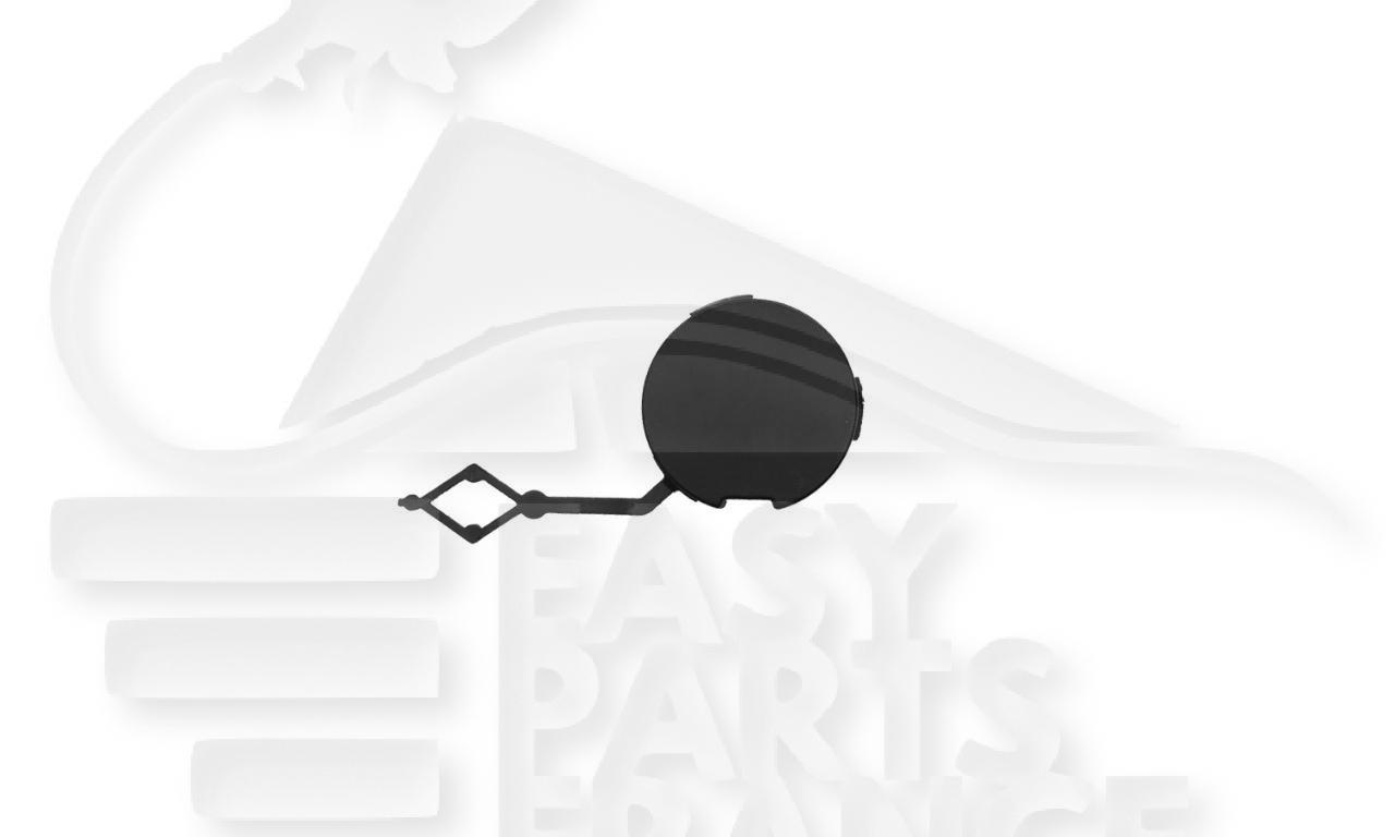 CACHE CROCHET DE PC AR NOIR Pour PEUGEOT PARTNER - PG215 03/18→