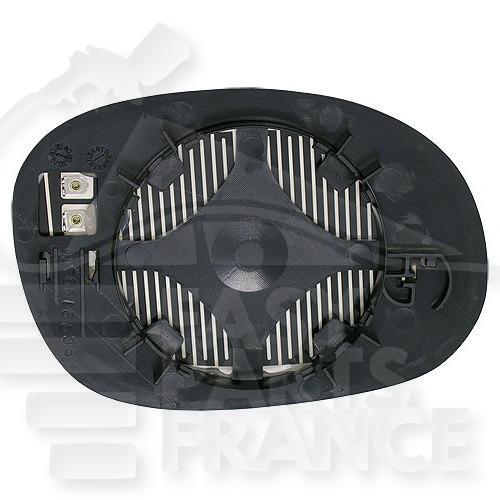 GLACE DE RETRO G CHAUF Pour PEUGEOT 206 PLUS - PG032 08/09→