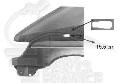 AILE AVG + EMPL FEU grand modèle Pour MERCEDES SPRINTER - ME240 07/95→02/00