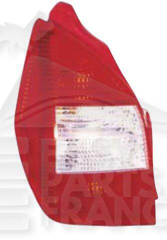 FEU ARG BLANC/ROUGE Pour CITROEN C2 - CT050 09/03→12/07