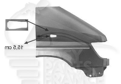 AILE AVD + EMPL FEU grand modèle Pour MERCEDES SPRINTER - ME240 07/95→02/00