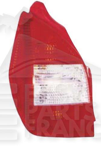 FEU ARG BLANC/ROUGE Pour CITROEN C2 - CT051 01/08→