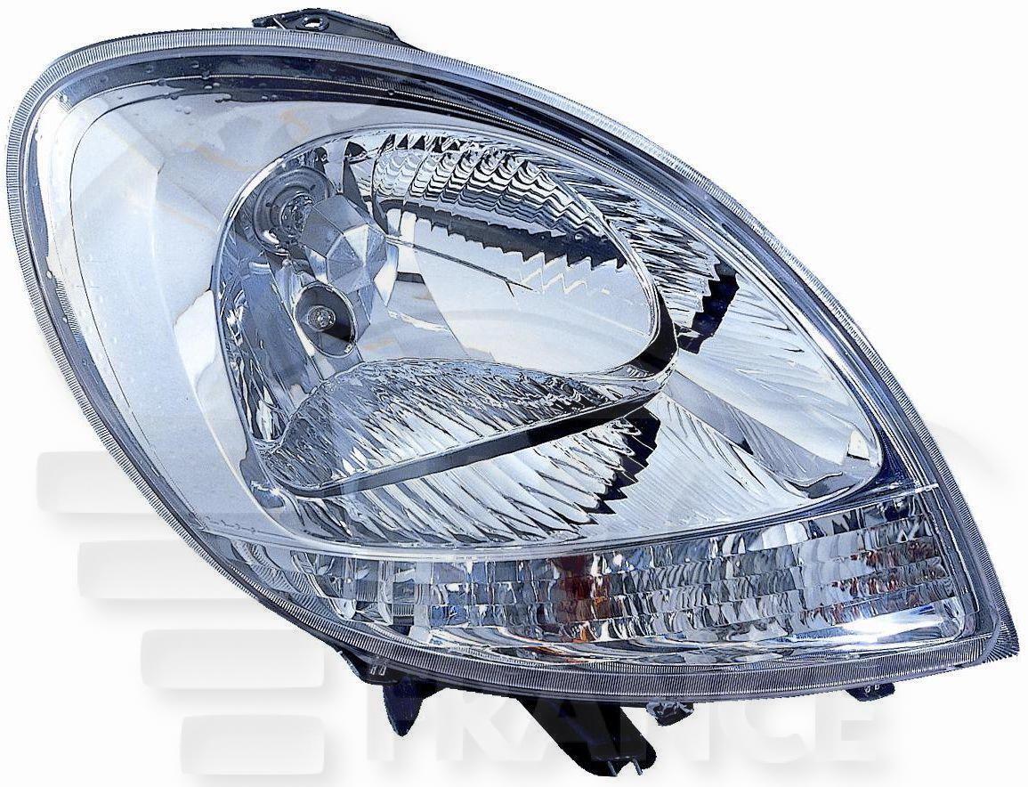 OPT D H4 ELECT S/MOTEUR F/CHROME F/BL Pour RENAULT KANGOO - RN051 03/03→01/08