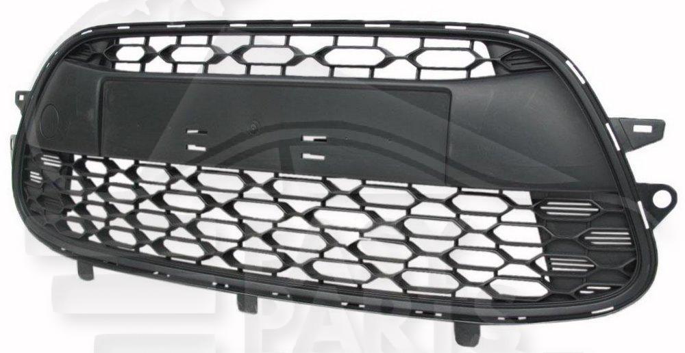 GRILLE DE PC AV CENTRALE NOIRE Pour CITROEN C3 - CT062 11/09→03/13