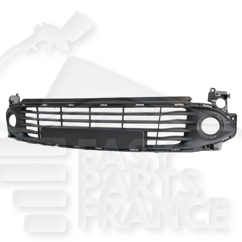 GRILLE DE PC AV CENTRALE INF NOIRE Pour RENAULT CLIO - RN032 11/12→07/16